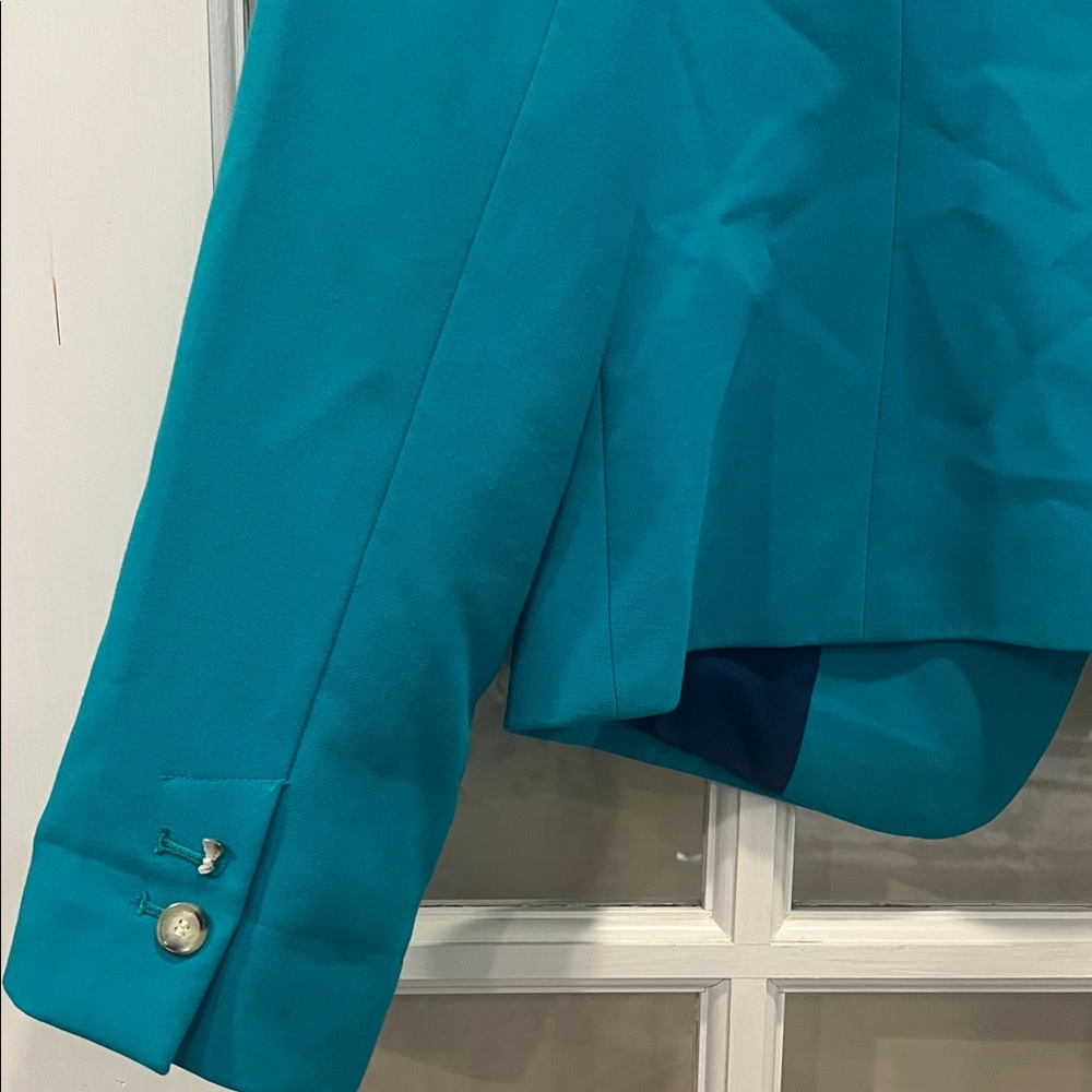 LOFT Vibrant Teal Blazer - Picture 8 of 12